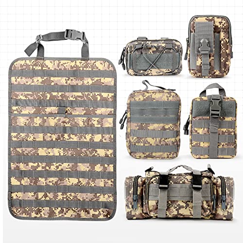 New Car Truck Seat Back Organizer Tactical MOLLE Cover Vehicle Panel Bag  Storage