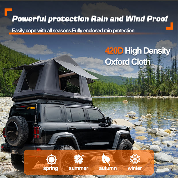 Rooftop Overland Water Camping Inflatable Waterproof Multifunctional Tent With Ladder (SUV / Jeep / Bronco Off-Road Vehicle)