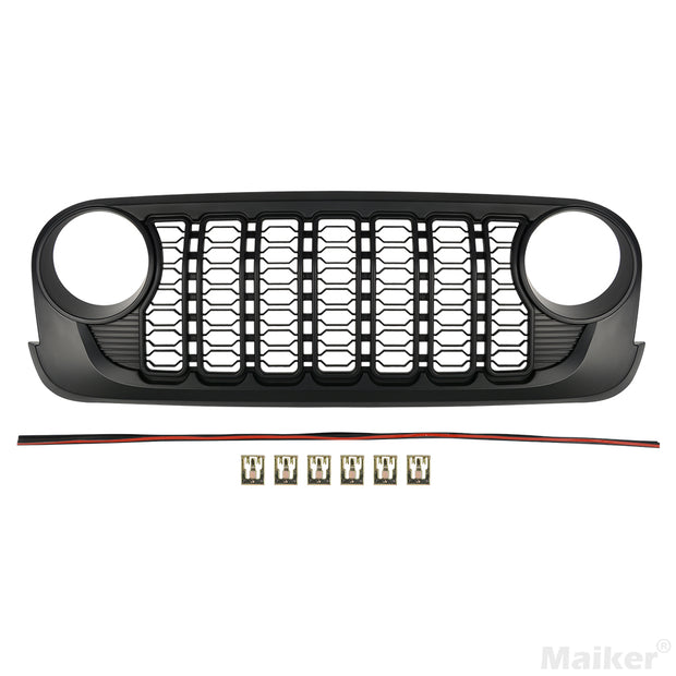 Maiker New 24 Style Grille For Jeep Wrangler JKJL/Gladiator JT Accessories