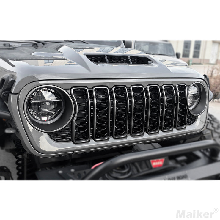 Maiker nueva rejilla de 24 estilos para accesorios Jeep Wrangler JKJL/Gladiator JT 