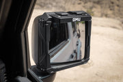 Genesis Series Aluminum Rearview Mirror Rain Shield Frame （17-24 Jeep Wrangler JL / JT）