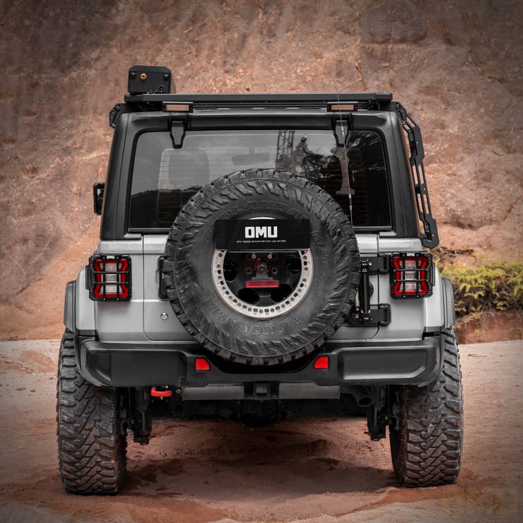 Genesis Series Aluminum Tail Light Cover (18-24 Jeep Wrangler JL)