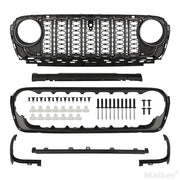 Maiker nueva rejilla de 24 estilos para accesorios Jeep Wrangler JKJL/Gladiator JT 