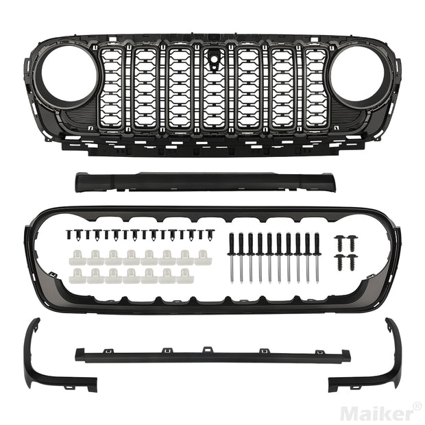 Maiker New 24 Style Grille For Jeep Wrangler JKJL/Gladiator JT Accessories