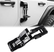 Awaken Serie Door Hinge Step Aluminum Folding Foot Pedal (07-18 Jeep Wrangler JK JKU & 18-23 JL JLU)