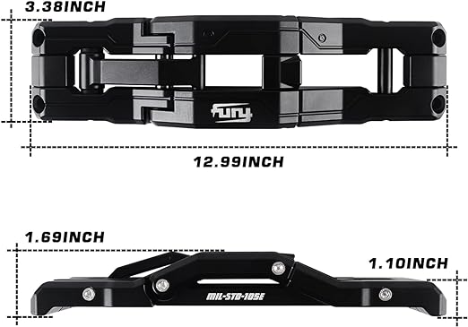 Door Hinge Step Aluminum Folding Foot Pedal (07-18 Jeep Wrangler JK JKU & 18-23 JL JLU)