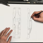 Awaken Serie Door Hinge Step Aluminum Folding Foot Pedal (07-18 Jeep Wrangler JK JKU & 18-23 JL JLU)