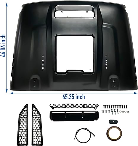 Space Capsule Hood The Replacement Hood (18-24 Jeep Wrangler JK JL JLU & 20-23 Gladiator JT Not for Mojave&392 Model)