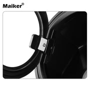 MAIKER Transparent Gas Tank Cap Cover for 2018-2023 Jeep Wrangler JL 2 Door 4 Door Rubicon Sahara JK 2017-2023,Aluminum