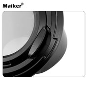 MAIKER Transparent Gas Tank Cap Cover for 2018-2023 Jeep Wrangler JL 2 Door 4 Door Rubicon Sahara JK 2017-2023,Aluminum