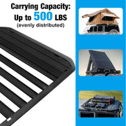 Roof Rack Cargo Storage Basket Platform (07-18 Jeep Wrangler JK)