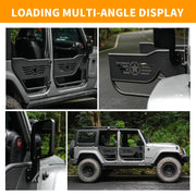 Five Star Logo Tubular Half 4-Doors with Side View Mirror (07-18 Jeep Wrangler JK JKU)