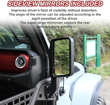 Tube Half Door Compatible with 2018-2023 Wrangler JT/JL 4 door X Tactical Half-door