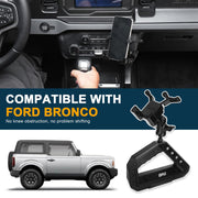 Genesis Series Anti-Shake Stabilizer Custom Adjustable Dashboard Cell Phone Mount (Ford Bronco)