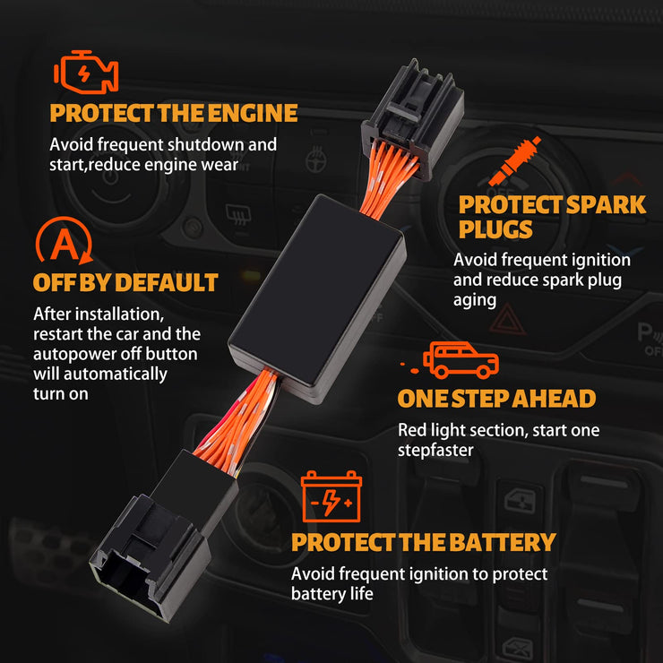 Auto Start Stop Eliminator Upgrade Plug Play Engine System (Jeep Wrangler &  Ford Bronco & Forester/ Legacy/Outback/XV)