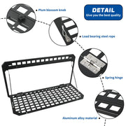Tailgate Molle Panel Table Foldable Rear Cargo Shelf with 3 Pouch bags (21-24 Ford Bronco)