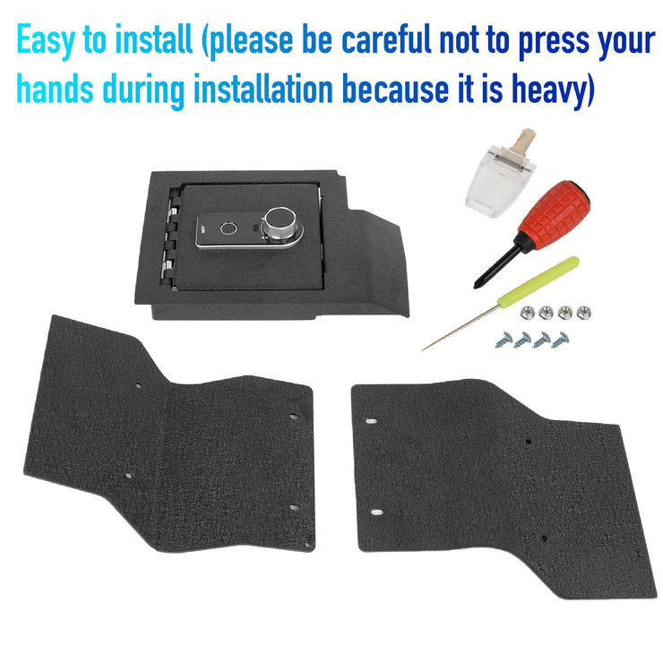 Central Console Safety Box (Toyota Sienna 21-23, and is Applicable to The Double-Layer Lockable Gun Box of Sedan SUV Van Truck and Automobile)