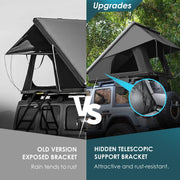 Rooftop Camping Hardshell Overland Tent with Ladder (SUV Jeep Ford Off-Road Vehicles Van Truck)