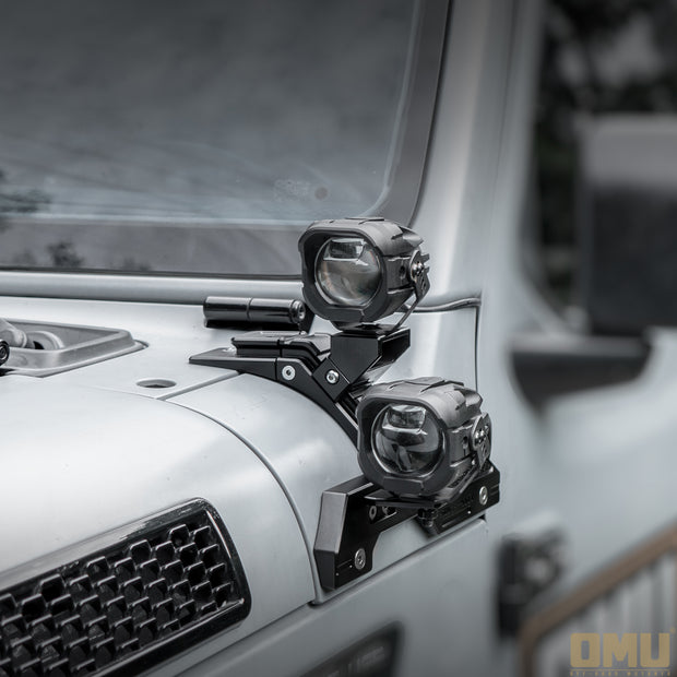 Genesis Series A-Pillar Light System Mount (18-24 Jeep Wrangler JL & Gladiator JT [Not For 4xe])