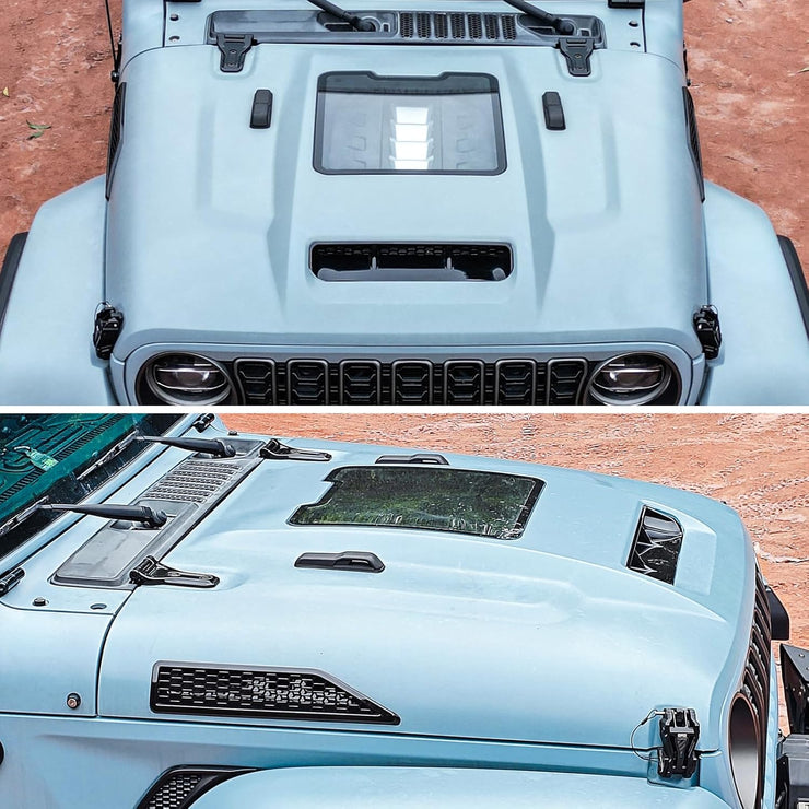 Space Capsule Hood The Replacement Hood (07-18 Jeep Wrangler JK / 18-24 JL JLU /  20-23 Gladiator JT Not for Mojave&392 Model)