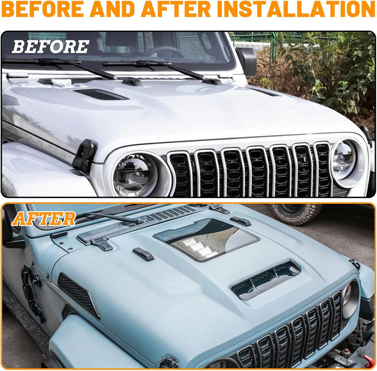 Space Capsule Hood The Replacement Hood (18-24 Jeep Wrangler JK JL JLU & 20-23 Gladiator JT Not for Mojave&392 Model)