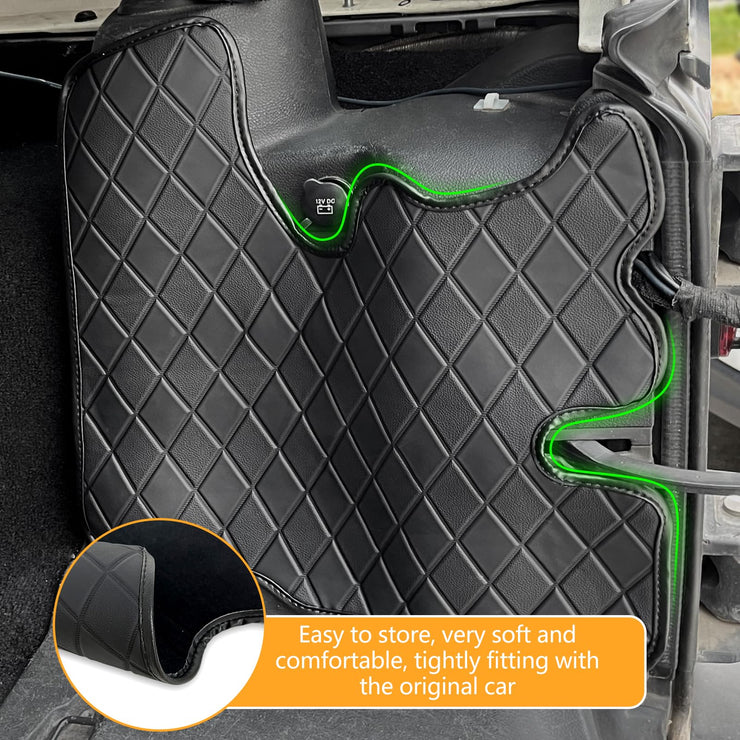 Trunk Protective case PU Leather Cargo Sidewall Protector 2pc(11-17 Jeep Wrangler JK)