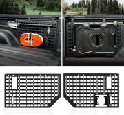 2PCS Side Bed Molle Panel Rack System Cargo Storage Organizer (15-22 Ford F150 & Jeep Gladiator JT)