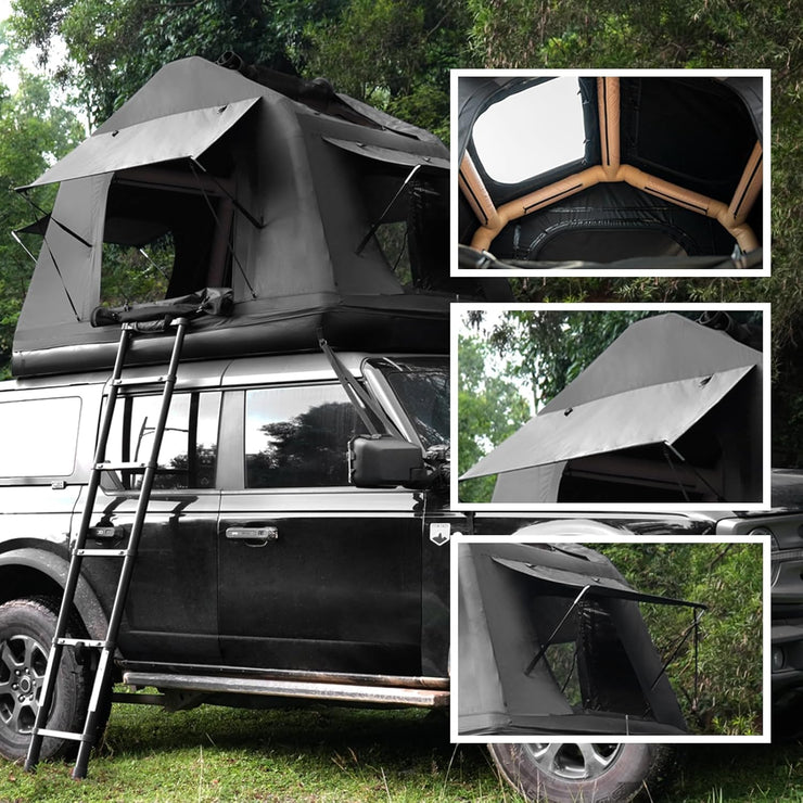 Rooftop Overland Water Camping Inflatable Waterproof Multifunctional Tent With Ladder (SUV / Jeep / Bronco Off-Road Vehicle)