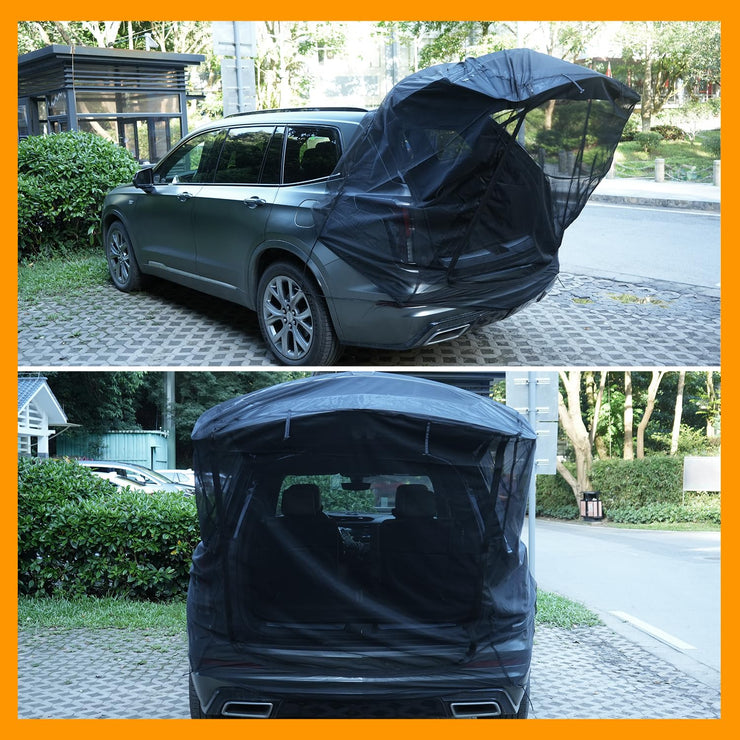 Car Tailgate Mesh Screen Breathable Mesh Net for Car Tailgate for UV Sun Protection Ventilation Privacy Protection for SUV