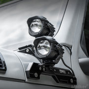 Genesis Series Aluminum High Low Beam Switchable A-Pillar Spotlight (07-24 Jeep Wrangler JK)