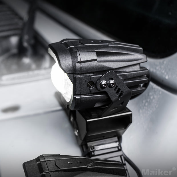 Genesis Series Aluminum High Low Beam Switchable A-Pillar Spotlight (07-24 Jeep Wrangler JK)