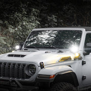 Genesis Series Aluminum High Low Beam Switchable A-Pillar Spotlight (07-24 Jeep Wrangler JK)