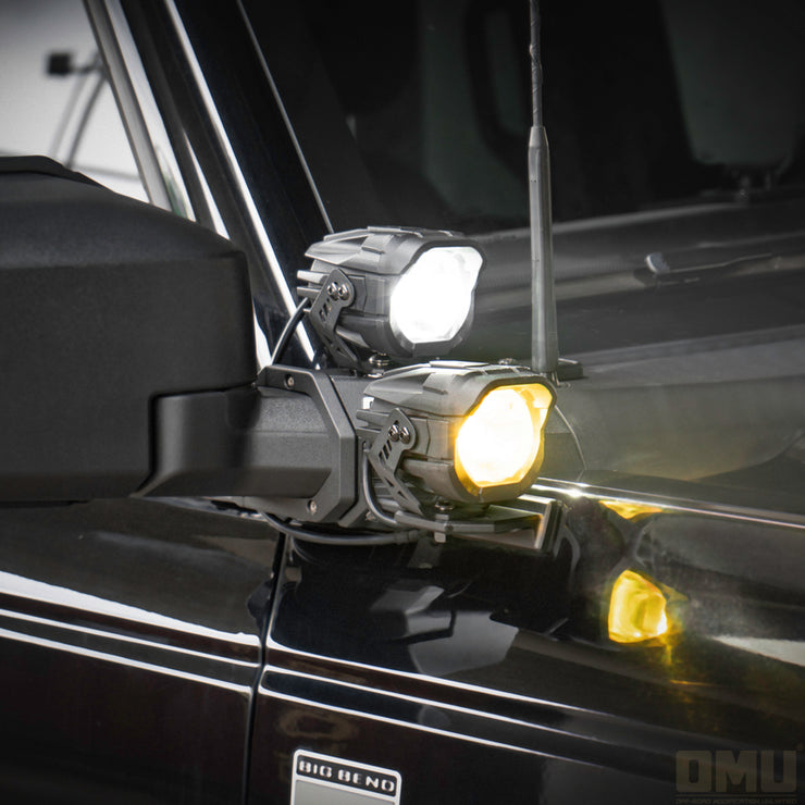 Genesis Series Aluminum A-Pillar Light System Mount (Ford Bronco)