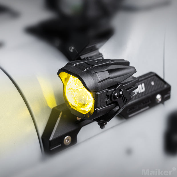 Genesis Series Aluminum High Low Beam Switchable A-Pillar Spotlight (07-24 Jeep Wrangler JK)