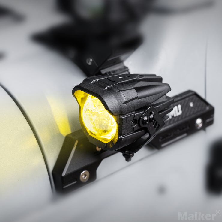 Genesis Series Aluminum High Low Beam Switchable A-Pillar Spotlight (07-24 Jeep Wrangler JK / JL/ JT)