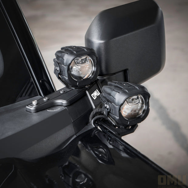 Genesis Series Aluminum A-Pillar Light System Mount (Ford Bronco)