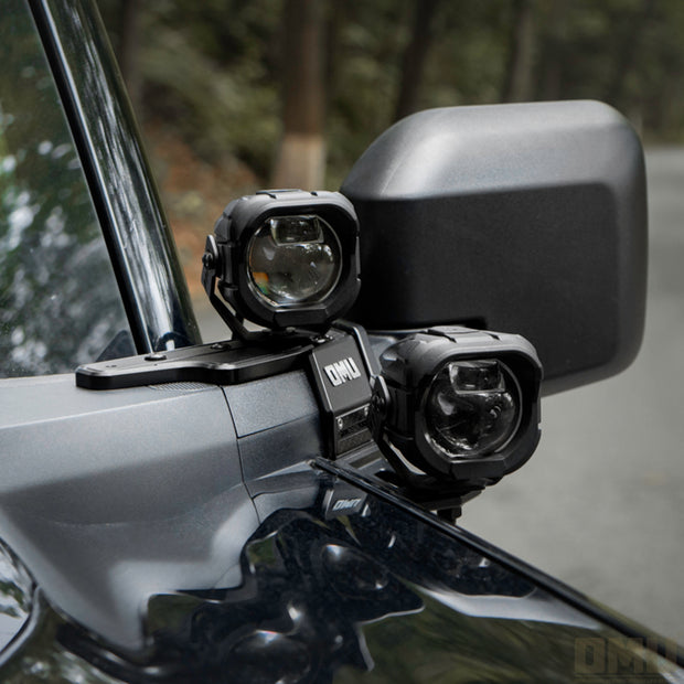 Genesis Series Aluminum A-Pillar Light System Mount (Ford Bronco)