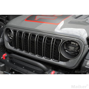 Maiker nueva rejilla de 24 estilos para accesorios Jeep Wrangler JKJL/Gladiator JT 