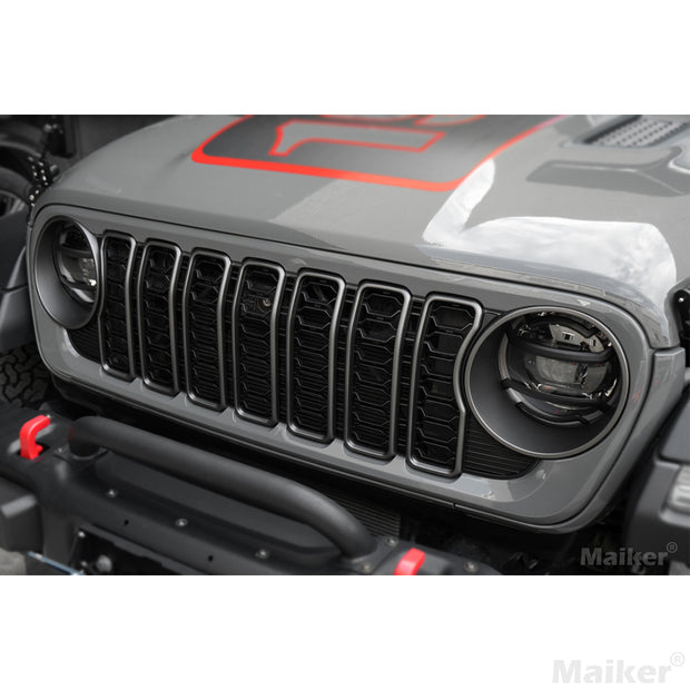 Maiker New 24 Style Grille (07-24Jeep Wrangler JK / 18-24 JL&Gladiator JT )