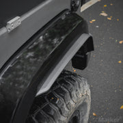 4 PCS Fenders Front & Rear Fenders (07-18 Jeep Wrangler JK& JKU, 21-24 Jeep wrangler Willys 4XE, Sport S Sahara 4XE)