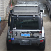 Roof Rack Cargo Storage Basket Platform (07-18 Jeep Wrangler JK)