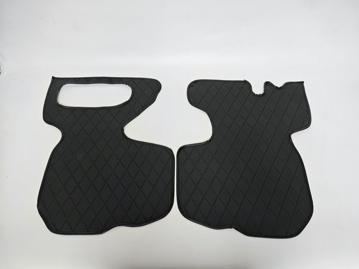 Cargo Sidewall  Black Cover Set PU Leather Protector (18-23 Jeep Wrangler JL Sahara 4-Door)