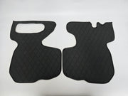 Cargo Sidewall  Black Cover Set PU Leather Protector (18-23 Jeep Wrangler JL Sahara 4-Door)