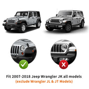 US Flag Logo Steel Tubular 4 Doors with Side View Mirror(07-18 Wrangler JK）