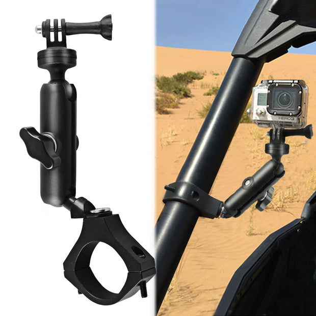 Camera Mount Holder for GoPro, 1.75"-2" Roll Bar Compatible for All GoPro Models (UTV ATV )