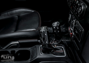 Awaken Serie Black Gear Shift Lever Knob Cover Kit (11-18 Jeep Wrangler JK)