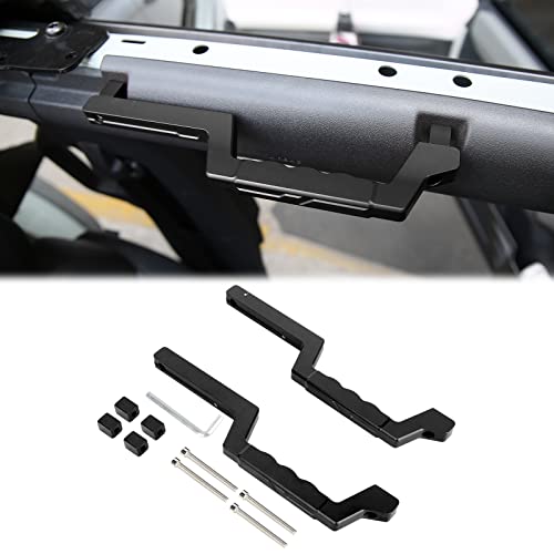 Front Roll Bar Grab Handles Aluminum Grip Handle (21-22 Ford Bronco 2 & 4 Door)