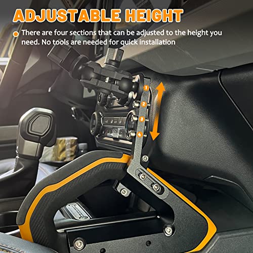 Custom Adjustable Stabilizer Cell Phone Holder Mount (21-23 Ford Bronco)