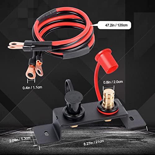 Battery Jump Post Battery Terminals Remote Battery Charging Tool (UTV ATV Car Trucks RV Tractor Mower Diesel Boat Can-Am X3)