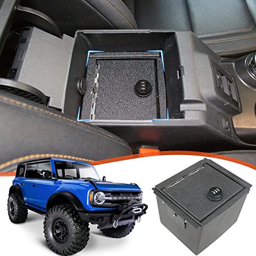 Bronco 2021-2023 Console Vault Center Console In-Vehicle Safe